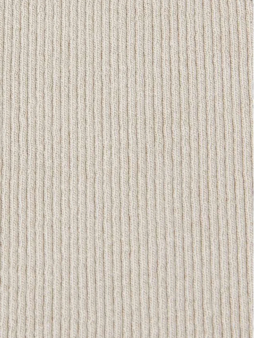 lululemon hold tight ribbed short Sleeve shirt Light Beige size Small